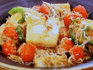 【ノンストップ】シラスと豆腐のゴマ炒めのレシピ・坂本昌行・坂本昌行のOne Dish