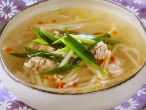 【きょうの料理ビギナーズ】もやしとひき肉のスープのレシピ・河野雅子