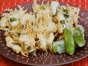 【ノンストップ】鶏胸肉と新ショウガのかき揚げのレシピ・笠原将弘・笠原将弘のおかず道場