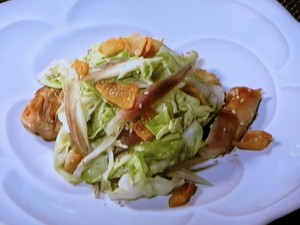 【きょうの料理】鶏のもも焼き塩もみみょうがのせのレシピ・河合真理