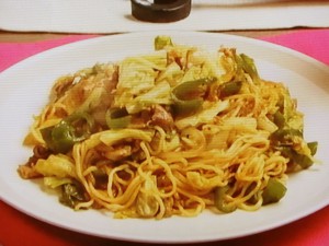 【キューピー３分クッキング】カレー焼きそばのレシピ・田口成子