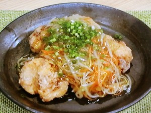 【きょうの料理】鶏からの昆布酢もやしソースのレシピ・井澤由美子