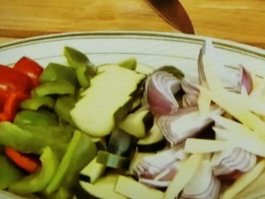 もこみち流　野菜のたくさん入ったパスタパエリア