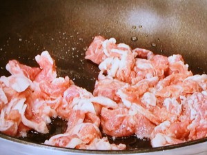 豚肉とセロリの辛み炒め