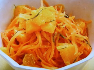 にんじんのオレンジサラダ