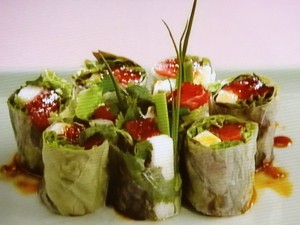 【上沼恵美子のおしゃべりクッキング】まぐろの生春巻きのレシピ・上沼恵美子・石川智之