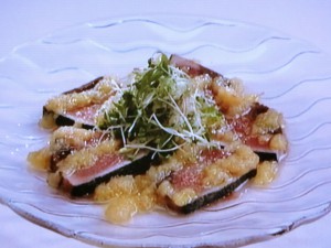 【上沼恵美子のおしゃべりクッキング】カツオのカルパッチョのレシピ・上沼恵美子・小池浩司