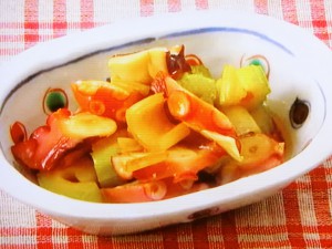 【男子ごはん】タコとセロリのねぎ油がけのレシピ・国分太一・栗原心平