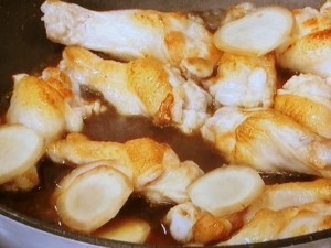 鶏手羽元と卵の甘酢煮