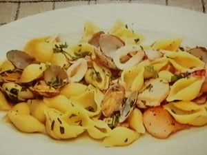 【ZIP！速水もこみちのMOCO''Sキッチン】もこみち流　魚介のコンキリエのレシピ・速水もこみち
