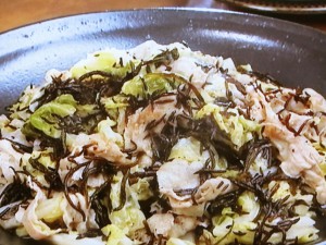 【キューピー３分クッキング】豚肉、キャベツ、ひじきの鍋蒸しのレシピ・小林まさみ