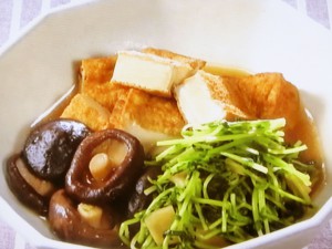【きょうの料理ビギナーズ】豆苗と厚揚げの煮物のレシピ・河野雅子