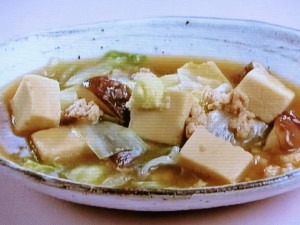 【上沼恵美子のおしゃべりクッキング】高野豆腐とレタスのそぼろ煮のレシピ・上沼恵美子・岡本健二