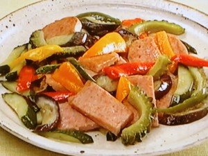 【きょうの料理】ランチョンミートの彩り夏野菜炒めのレシピ・程一彦