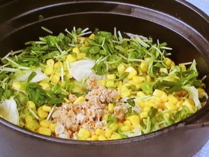 【きょうの料理】さけ缶＆コーン缶のキャベツ蒸しのレシピ・程一彦