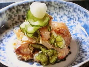 【きょうの料理】あじのらっきょう酢みそあえのレシピ・大原千鶴