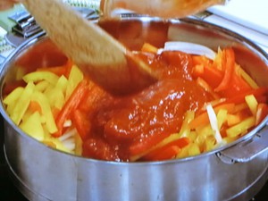 パプリカのトマト煮