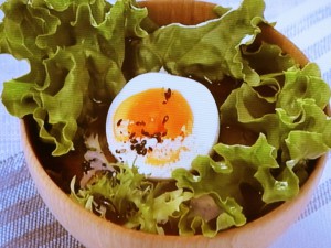 【きょうの料理】ゆで卵とサラダ野菜のみそ汁のレシピ・平山由香