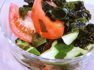 【あさイチ】わかめと夏野菜のサラダのレシピ・藤井恵・解決！ごはん