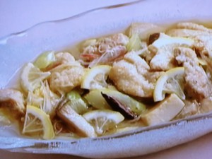【上沼恵美子のおしゃべりクッキング】鶏のレモン風味のレシピ・上沼恵美子・岡本健二