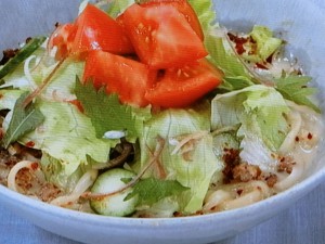 【あさイチ】サラダうどんタンタン風のレシピ・SHIORI・解決！ごはん