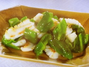【きょうの料理ビギナーズ】ピーマンといかの塩炒めのレシピ・河野雅子