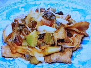 【ZIP！速水もこみちのMOCO''Sキッチン】もこみち流　豚バラ肉とピータンの豆板醤炒めのレシピ・速水もこみち