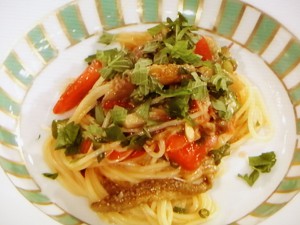 【噂の東京マガジン　やってTRY！】焼きなす夏野菜の冷製パスタのレシピ・片岡 護