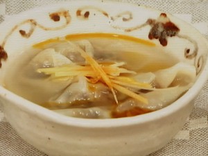 【きょうの料理】なす肉みそのスープギョーザのレシピ・藤野嘉子