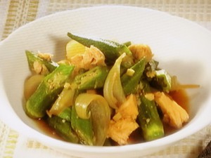 【きょうの料理ビギナーズ】オクラとツナの甘辛煮のレシピ・河野雅子