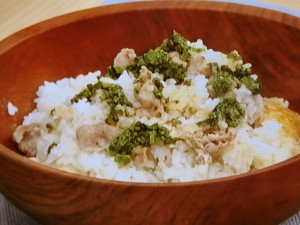 【平野レミの早わざレシピ】にんにく丸ごとごはんのレシピ・平野レミ
