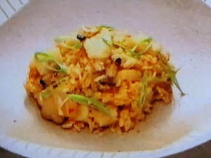 【ZIP！速水もこみちのMOCO''Sキッチン】もこみち流　貝の辛みそ焼きめしのレシピ・速水もこみち