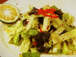 【男子ごはん】韓国風かぼす風味のピリ辛ドレッシングのレシピ・コウケンテツ・国分太一・栗原心平