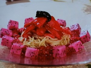 【夢の３シェフNEO】丸ごとピタヤの冷やし中華のレシピ・井桁良樹・夢の３シェフNEO