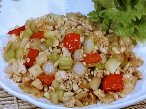 【みんなの家庭の医学】セロリと玉ねぎの鶏肉炒めのレシピ・ビートたけし・中村きよみ