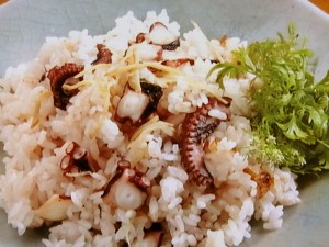 【きょうの料理】たことしょうがの炊き込みご飯のレシピ・どいちなつ