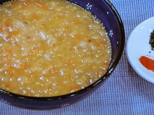 トルコおふくろの味 レンズ豆のスープ