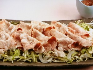 【上沼恵美子のおしゃべりクッキング】豚しゃぶのニンニク味噌のレシピ・上沼恵美子・岡本健二