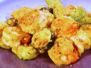 【ノンストップ】エビとズッキーニのエスニック炒めのレシピ・坂本昌行・坂本昌行のOne Dish
