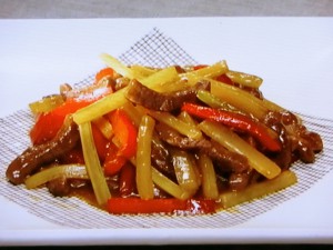 【きょうの料理】牛肉と夏野菜のカレーきんぴらのレシピ・杵島直美