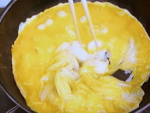 玉ねぎの卵焼き