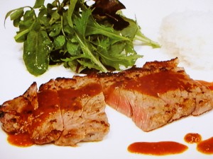 【ノンストップ】牛ステーキ カレー風味のソースのレシピ・河合隆良・行列シェフのまかない・家ごはん