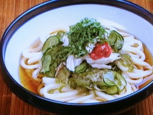 【キューピー３分クッキング】めかぶのぶっかけうどんのレシピ・石原洋子