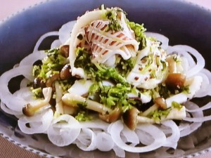 【上沼恵美子のおしゃべりクッキング】いかの豆苗（トウミョウ）和えのレシピ・上沼恵美子・石川智之