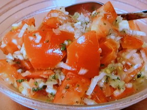 【きょうの料理】角切りトマトのサラダのレシピ・土井善晴