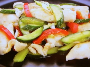 【ノンストップ】鶏とキュウリのピリ辛和風炒めのレシピ・坂本昌行・坂本昌行のOne Dish