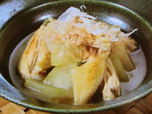 【おかずのクッキング】冬瓜と手羽中の炊いたんのレシピ・大原千鶴