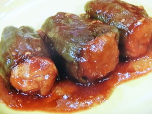 【ノンストップ】簡単！節約＊豚こまでピーマン肉詰めのレシピ・三ツ星シュフの食ナビ