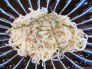 【夢の３シェフ競演】サーディンと梅肉の冷やし中華のレシピ・中嶋貞治・夢の３シェフ競演