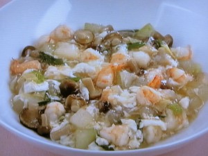 【上沼恵美子のおしゃべりクッキング】冬瓜と海老の煮込みのレシピ・上沼恵美子・石川智之